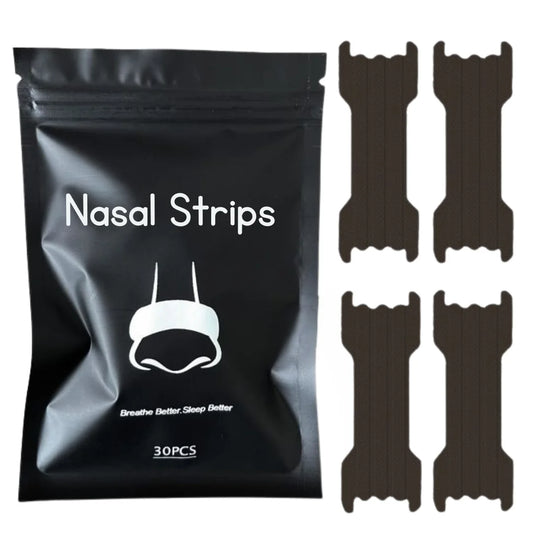 30/60PCS Nose Strips Extra Strength Nasal Strips Relief Strips for Better Sleep Non-Invasive anti Snoring Strips for Men & Women